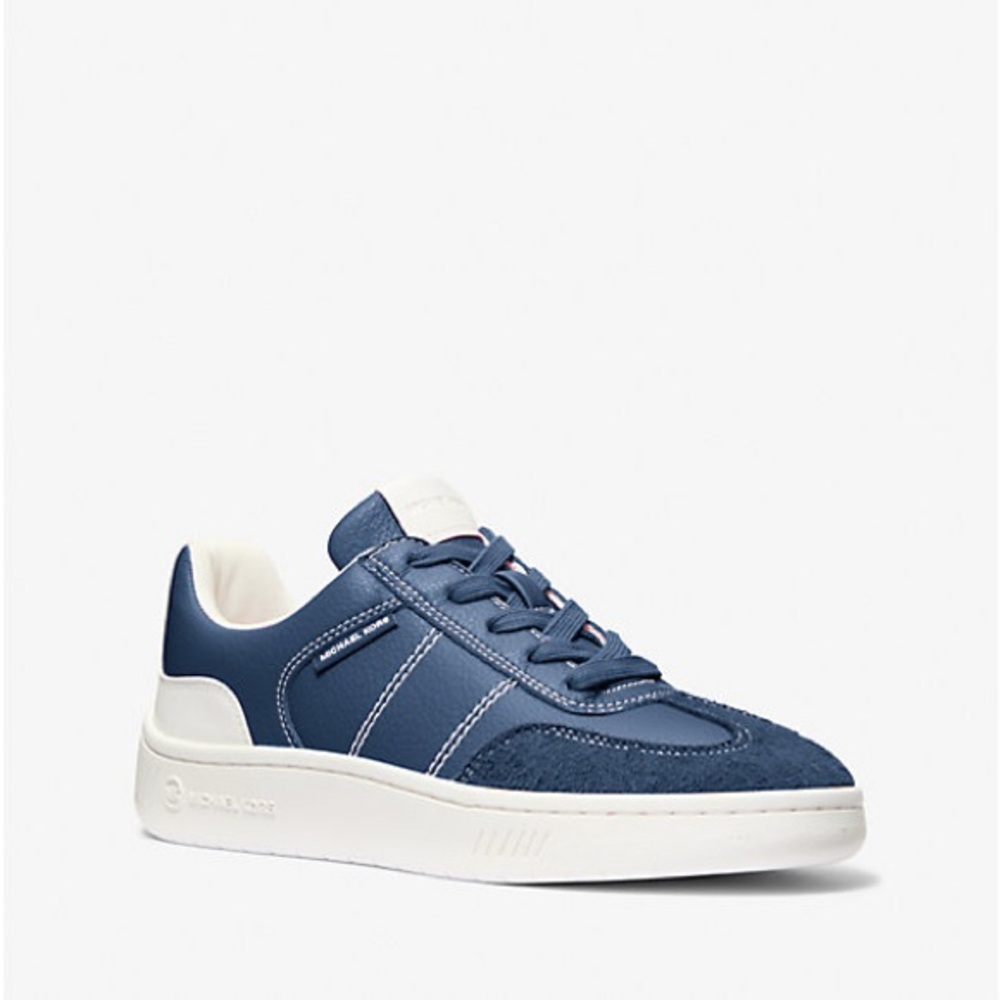 Michael Kors Kai Blue and White Sneakers